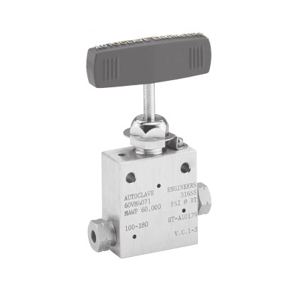 Válvulas de Aguja Serie 60VM 60,000 psi Autoclave Engineers